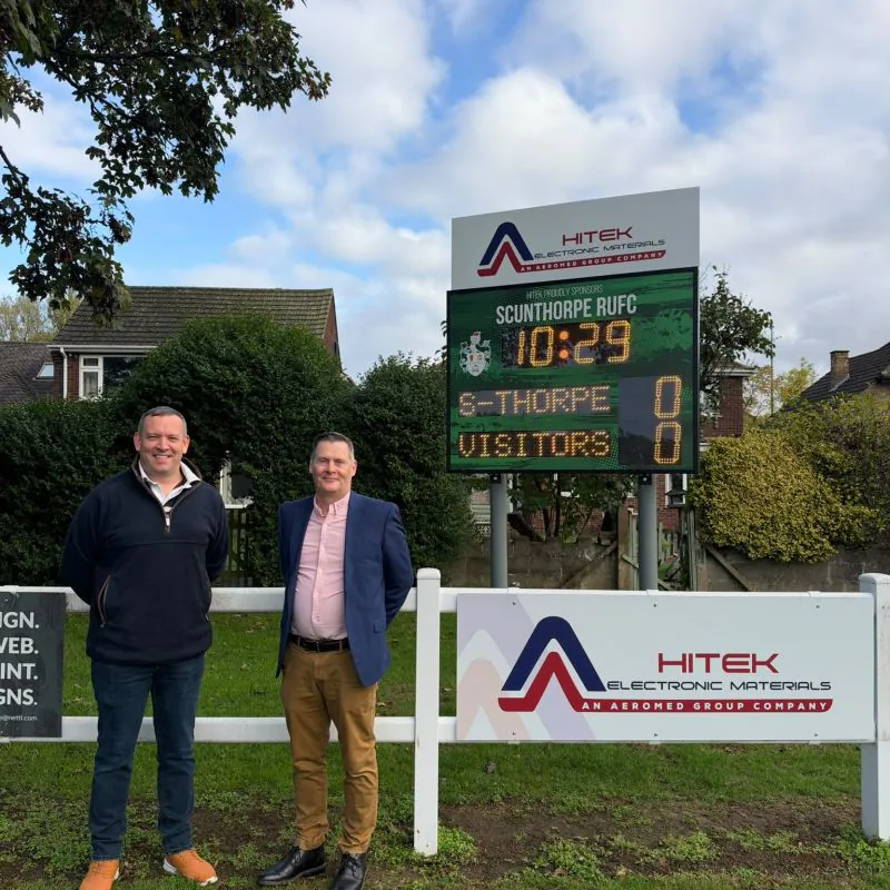 Scunthorpe Rugby Club Announces New Partnership with HITEK