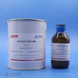 Image of Loctite adhesive products Stycast 2651 MM and Catalyst 24 LV