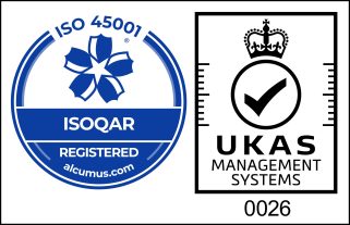 ISOQAR45001 and UKAS certification image