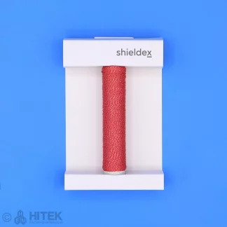 Shieldex Conductive Wrapped Yarn-dyed red 44/10