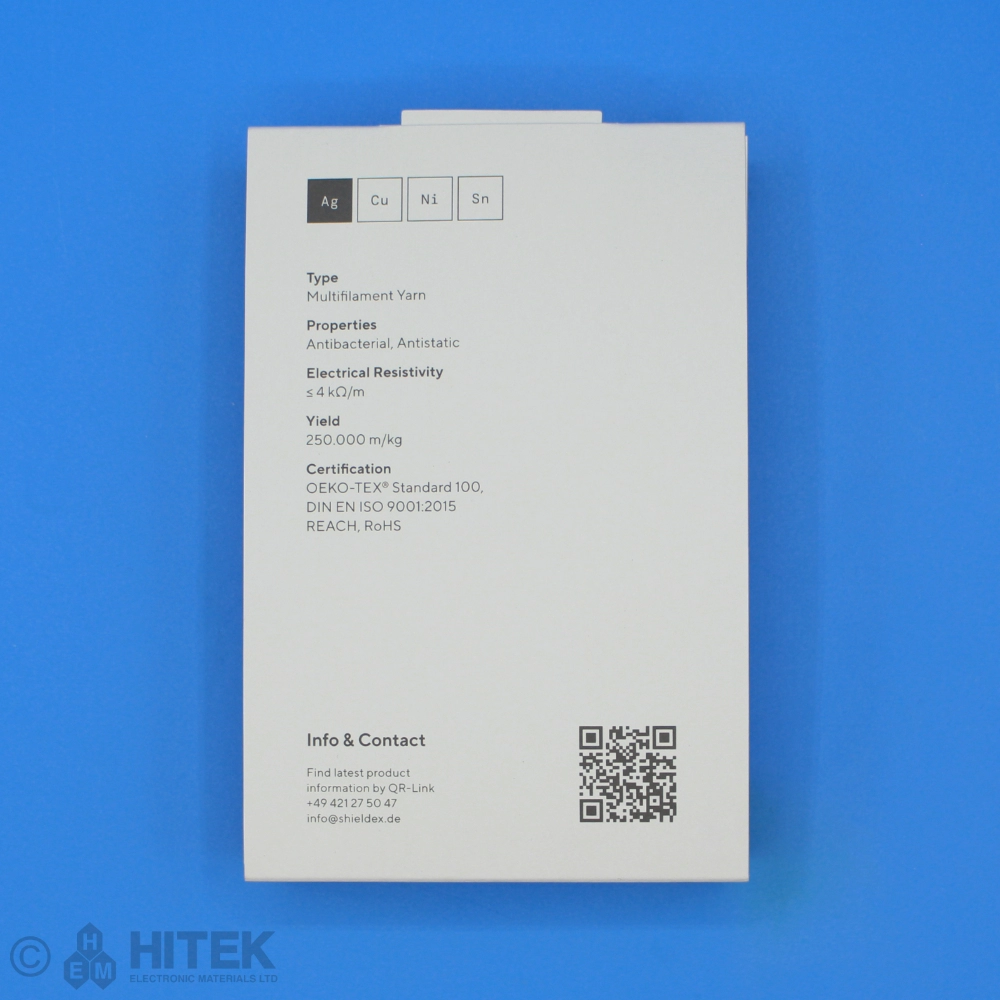 Shieldex Conductive Multifilament Yarn 33/10 Antibacterial - Image 2
