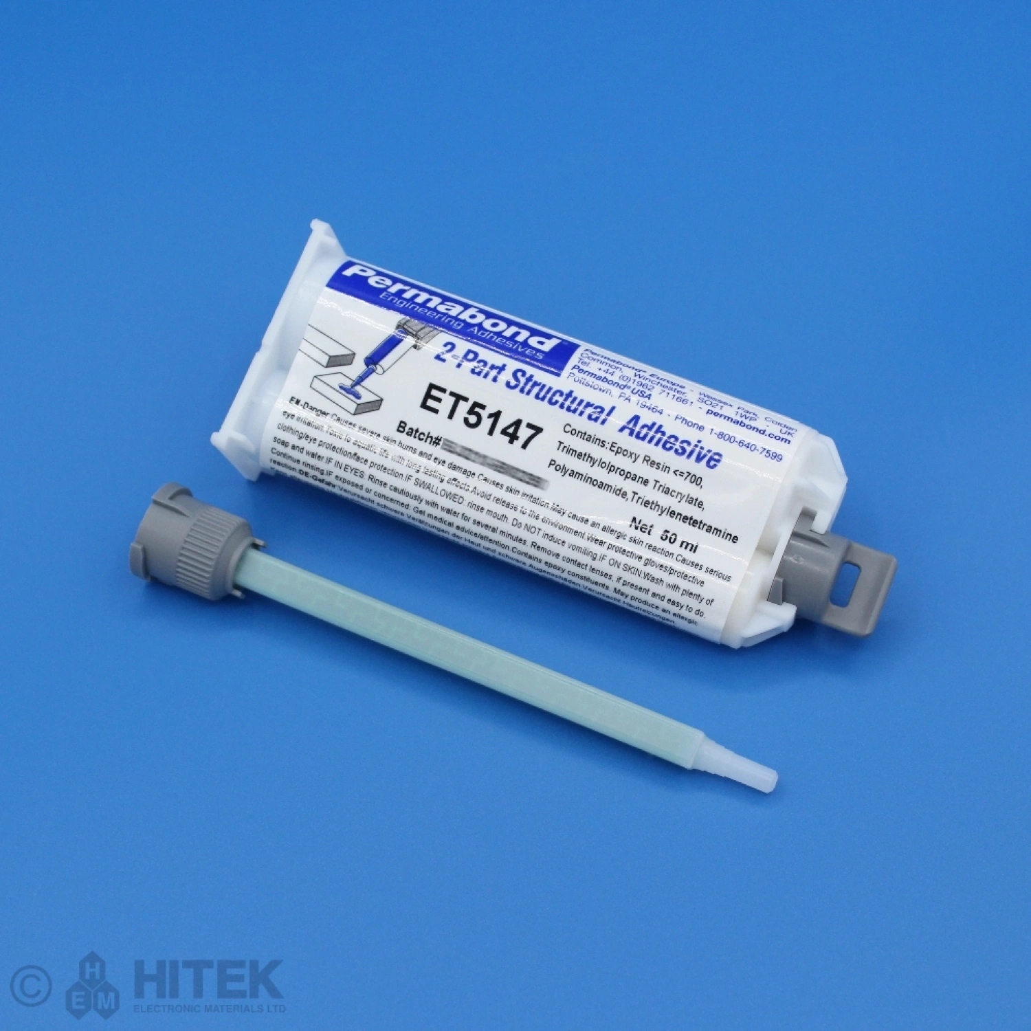 Permabond ET5147 - 2:1 Mixable Epoxy Adhesive (50Ml)