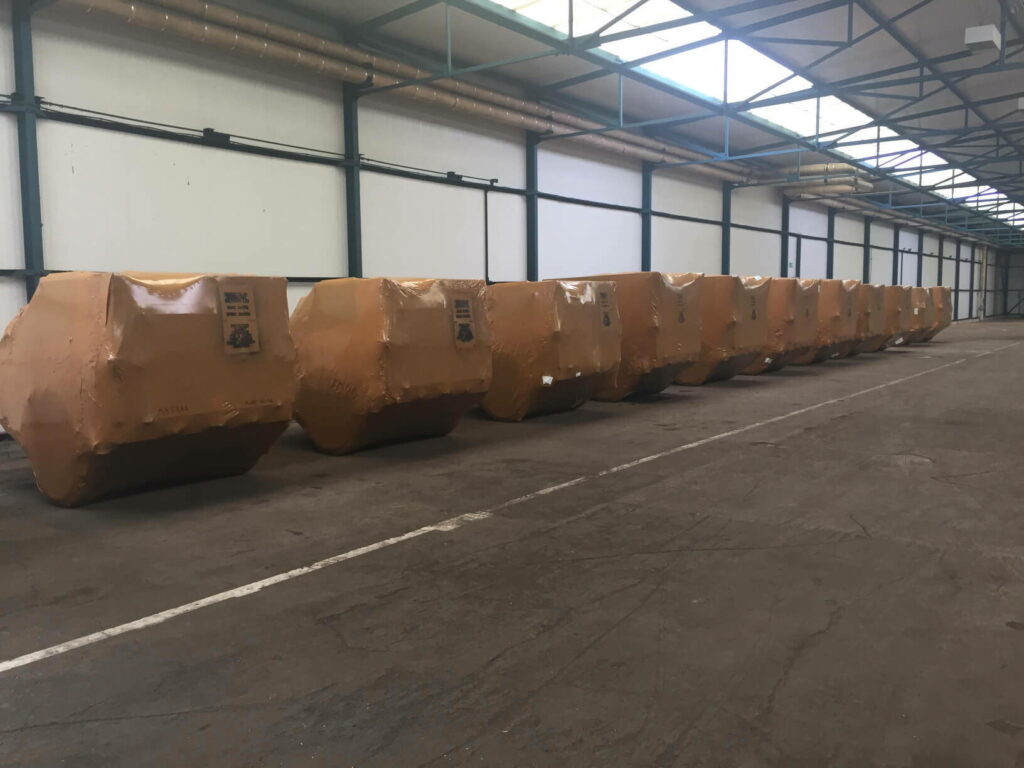 Case Study - Artillery Systems Trailer Storage 2 Arty Sys Trailers 2