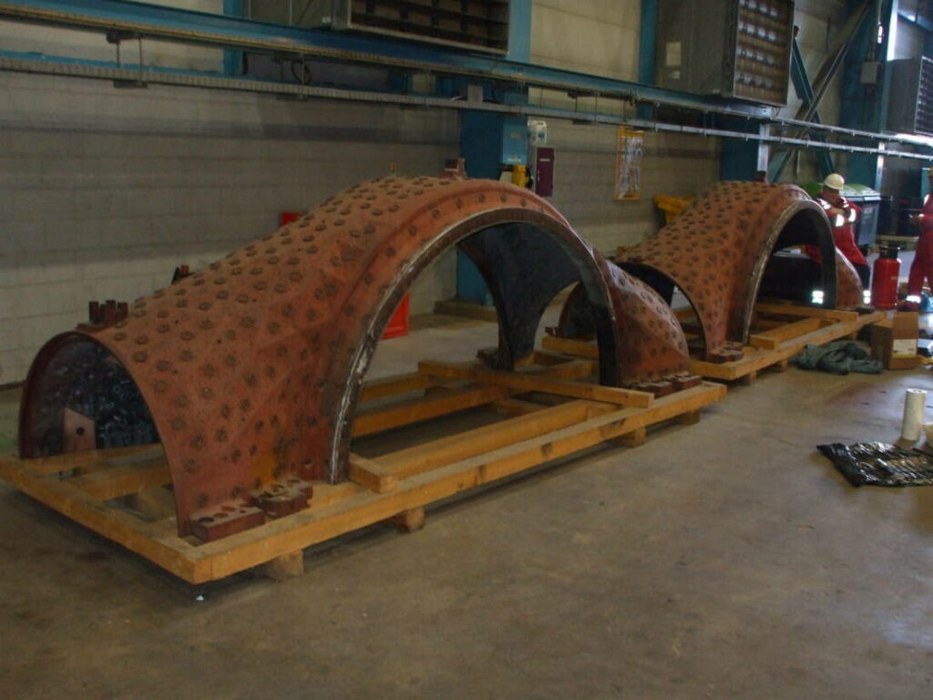 Case Study - Gas Turbine Shells 1 KLPS Turbine Shells Before