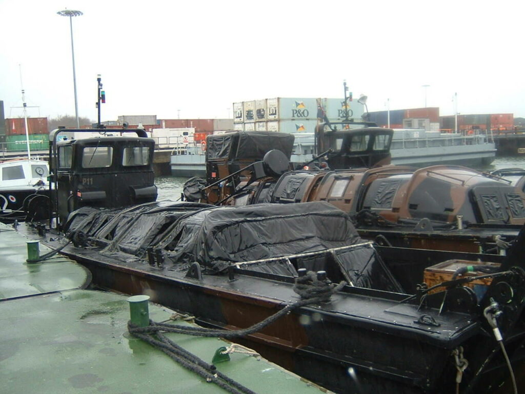 Landing Craft preservation in transport Before