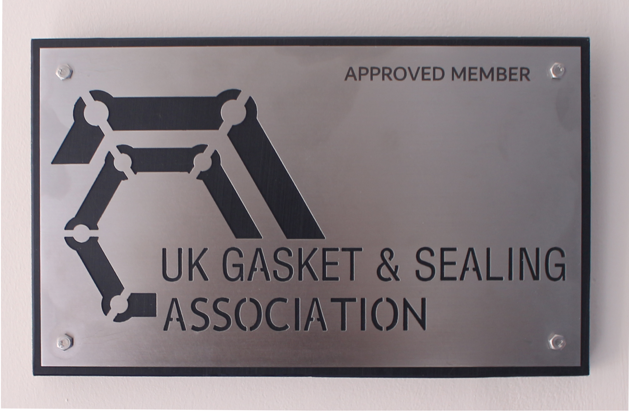 UK Gasket & Sealing Association Plaque