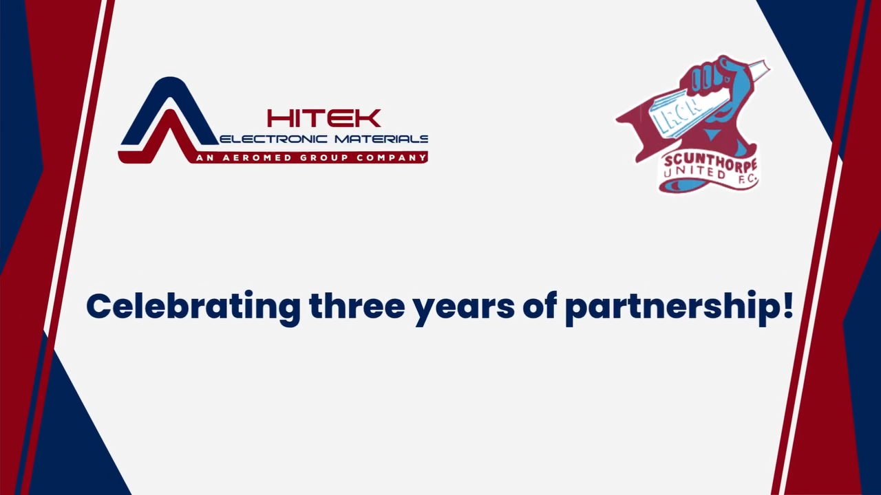 Celebrating three years as front of shirt sponsors. 1 videoframe 1295